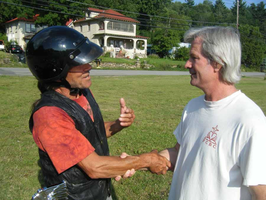 NY - Saranac Lake - Indian Handshake